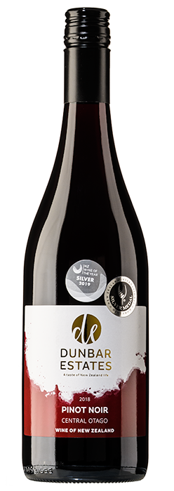 DUNBAR ESTATES Central Otago Pinot Noir 2018