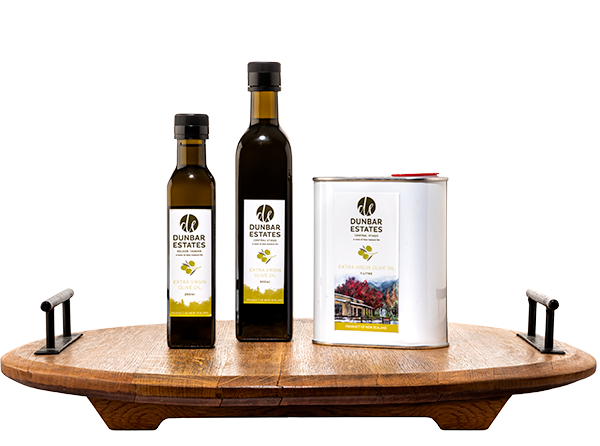 Olive oil at DUNBAR ESTATES wines - Ngatimoti - Motueka - Nelson & Tasman